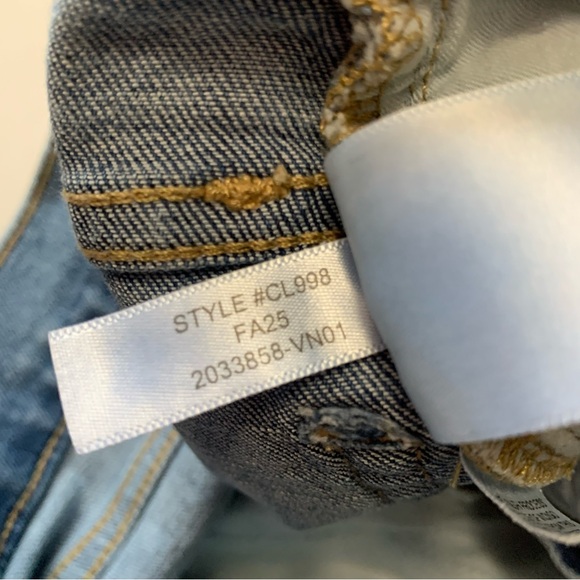 J Crew Factory Tall Classic Wide-Leg Blue Jeans Size 24T NWOT - Picture 11 of 15